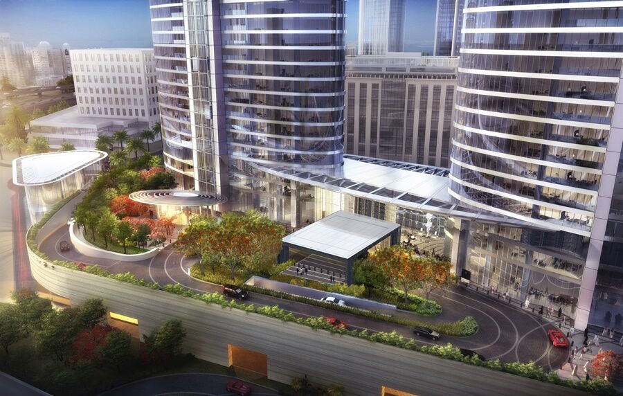Address Sky View, Downtown Dubai Hotel Exterior photo The proposed entrance to the station